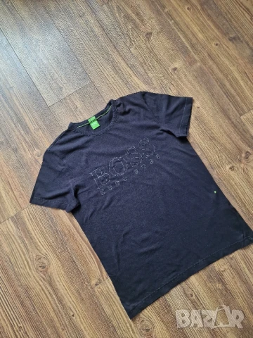 Страхотна мъжка тениска HUGO BOSS размер S , снимка 2 - Тениски - 50528978