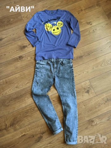 ZARA, PULL & BEAR детски дънки и блузки, снимка 5 - Детски панталони и дънки - 52414359