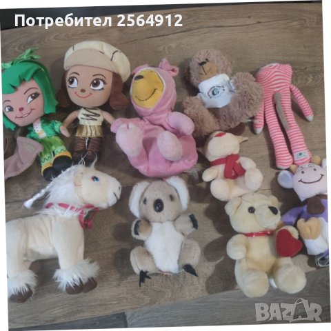 Продавам лот от детски плюшени играчки, снимка 1 - Плюшени играчки - 36801639