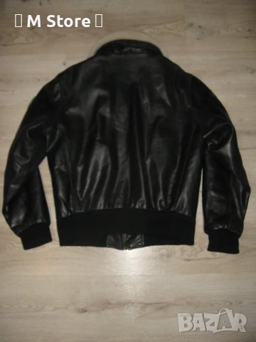 Redskins мъжко кожено яке размер S-M, снимка 3 - Якета - 48133045