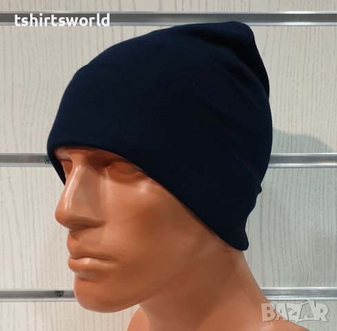 Нова зимна шапка с подгъв в черен цвят, снимка 7 - Шапки - 39325599