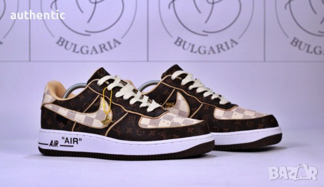 Nike Air Force 1 x Louis Vuitton, снимка 3 - Маратонки - 34961208