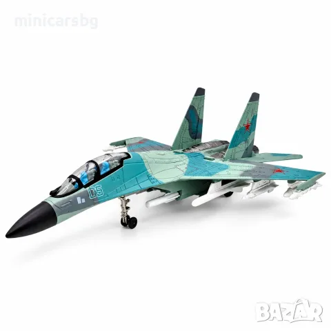Метален модел - Военен самолет Су-35