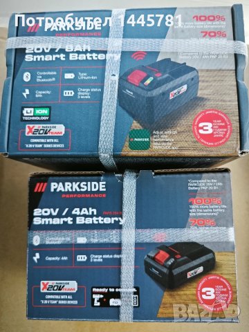 Зарядни и батерии parkside x12team x20team , снимка 2 - Друга електроника - 50535577