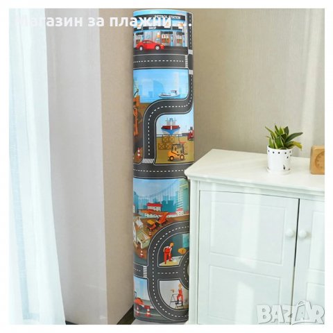 Детска постелка за игра-килим с писта-размери 130х100см - 7 модела - код 3318, снимка 18 - Други - 35413211