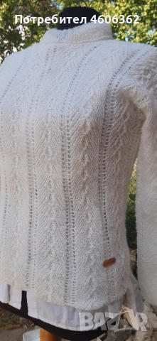 ръчно изплетен пуловер , снимка 6 - Жилетки - 51876287