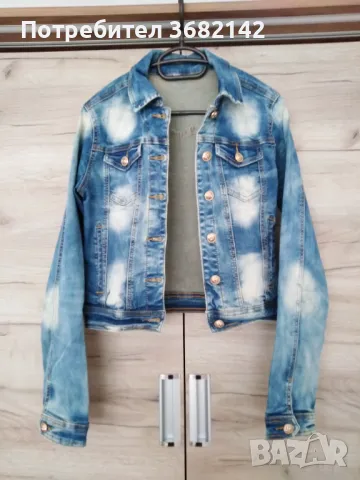 дънково  яке с камъни , снимка 2 - Якета - 49619170