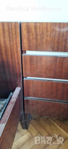 Ретро спален комплект / винтидж / орех, снимка 4 - Спални и легла - 55905780