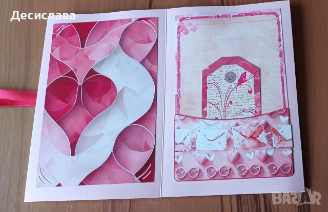Албум-Валентинка с 3Д декорация , снимка 15 - Други - 53251617