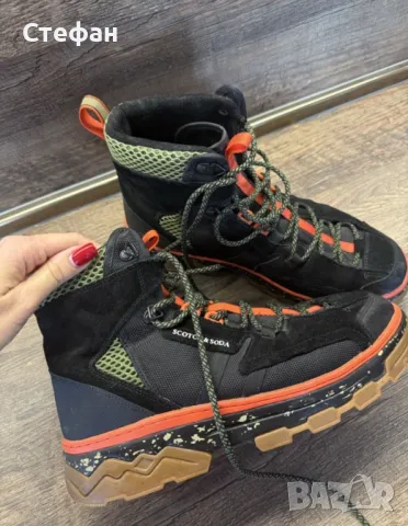 Боти Scotch & Soda от текстил и велур 43-44, снимка 3 - Мъжки боти - 48713568