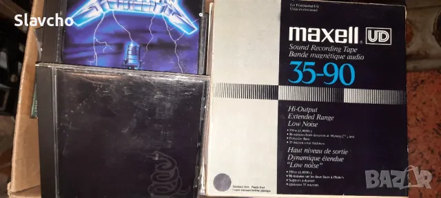 Магнетофонна ролка/лента със запис на - Metallica 1991/1984, снимка 4 - Декове - 47410472