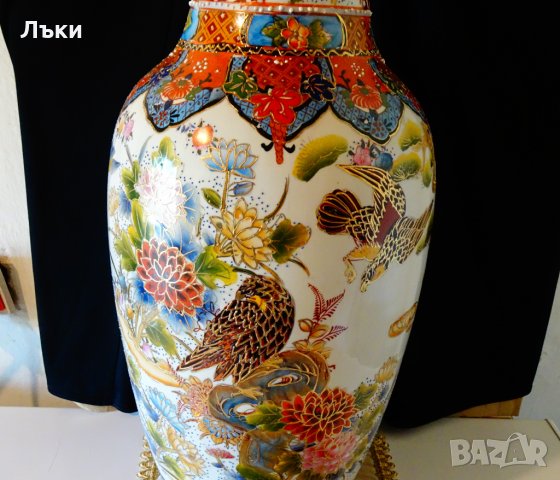 Ming Dynasty китайска порцеланова ваза 62 см. , снимка 3 - Вази - 30697912