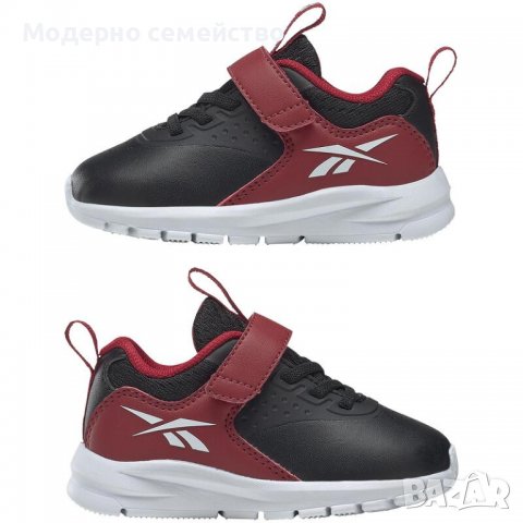 Детски маратонки Reebok Rush Runner 4.0 в черно и червено, снимка 2 - Детски обувки - 39697856