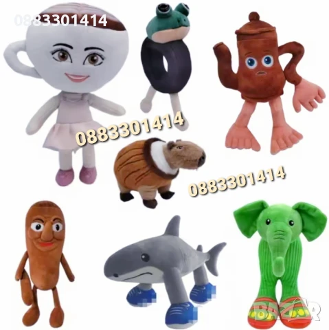 Italian brainrot Тунг Сахур Плюшени играчки Балерина Капучина