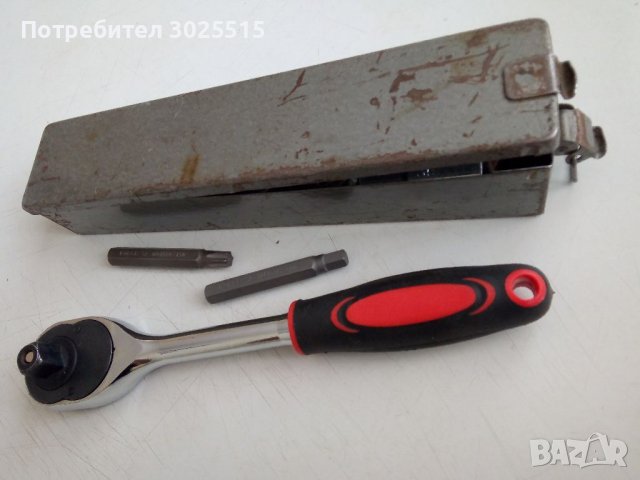 Метална кутия с инструменти, Гидория, Гедоре, Тресчотка, Камъни, Вложки 1/2", снимка 2 - Гедорета - 39798680