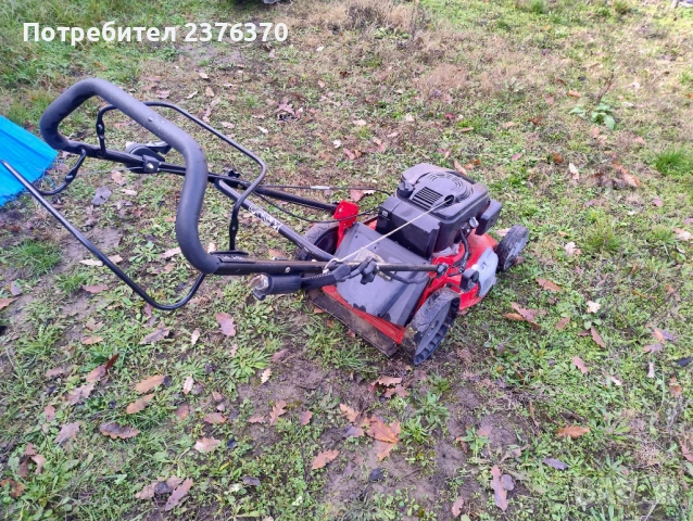 Самоходна косачка със стартер с кош 