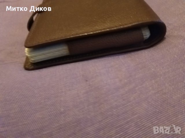 Калъвче за два броя карти ново естествена кожа марково на Модул, снимка 4 - Карти за игра - 42704498