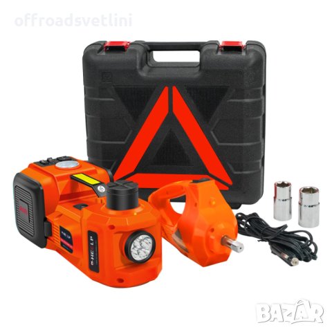 Комплект ел. хидравличен крик Компресор Ел. ударен гайковерт Крик