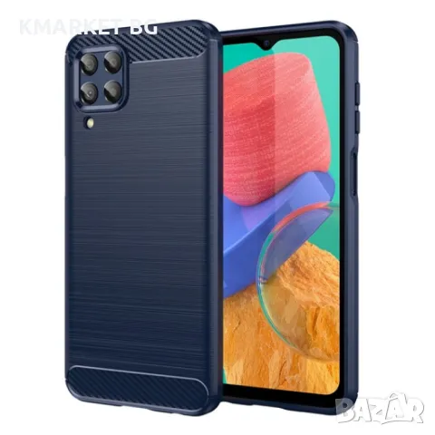 Samsung Galaxy M33 5G Удароустойчив Carbon Fiber Калъф и Протектор, снимка 3 - Калъфи, кейсове - 48490752