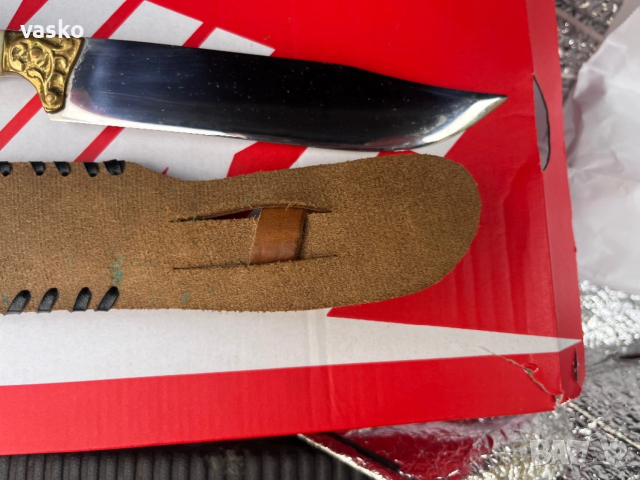 Стар Български,рог,30см, снимка 11 - Ножове - 52891059