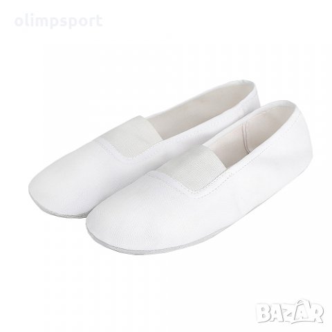 Цвички за гимнастика, балет и танци. Изработени от здрав памучен плат с цяла кожена подметка. Подход, снимка 3 - Художествена гимнастика - 31781751