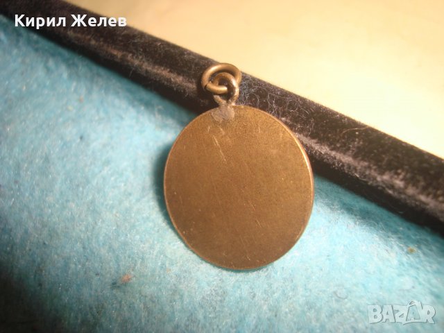 СТАР ПОЗЛАТЕН БРОНЗОВ ЗОДИАКАЛЕН МЕДАЛЬОН - ЗОДИЯ ВЕЗНИ 25570, снимка 3 - Антикварни и старинни предмети - 35574358