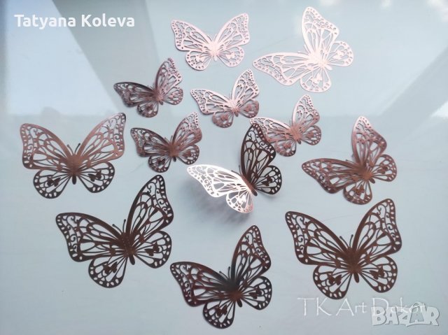 3D пеперуди, снимка 3 - Декорация за дома - 37947148