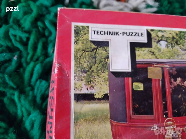 Пъзел "Retro Cars” Ravensburger 1971г. 3x126 части, снимка 12 - Пъзели - 53966776