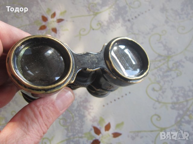 Старинен бронзов бинокъл , снимка 3 - Екипировка - 32069764