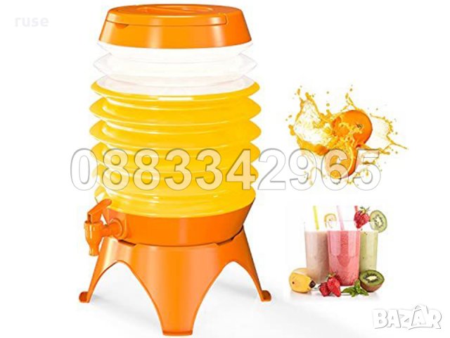 НОВ! Сгъваем диспенсър за вода 3,5L, снимка 8 - Други стоки за дома - 35460601