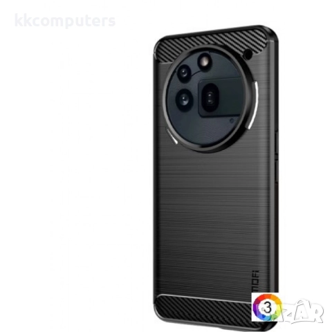 Nothing Phone (3a) Pro Удароустойчив Carbon Fiber Калъф и Протектор