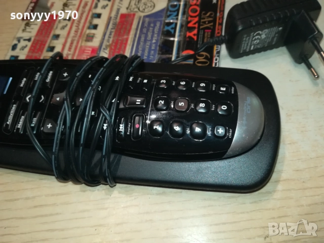 logitech remote+battery+charger-комплект 2608251916, снимка 3 - Други - 51500257