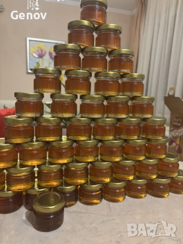 Бурканчета пълни с мед-25 мл, снимка 3 - Пчелни продукти - 56204890