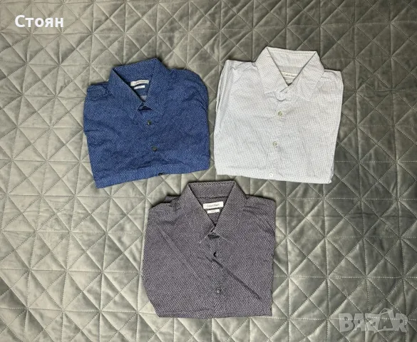 Мъжки ризи Calvin Klein s размер комплект