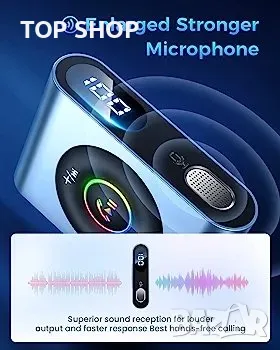 Bluetooth 5.3 AUX адаптер за кола, снимка 2 - Друга електроника - 48732197