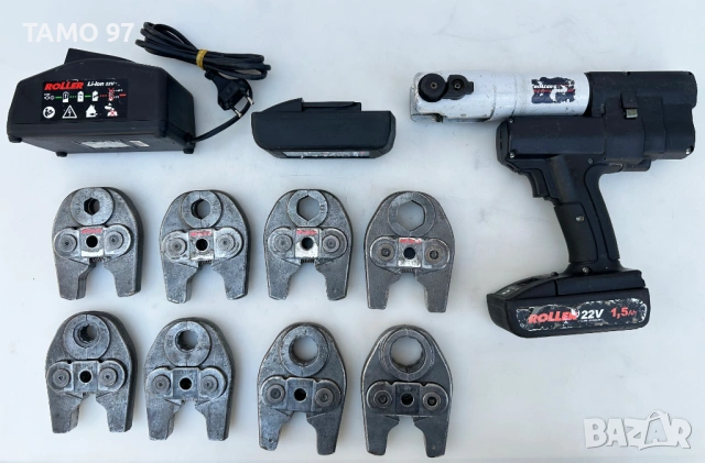 Roller's Multi-Press 22V - Акумулаторна радиална преса 22V 15-18-22-28-16-20-26-32, снимка 3 - Други инструменти - 53978481