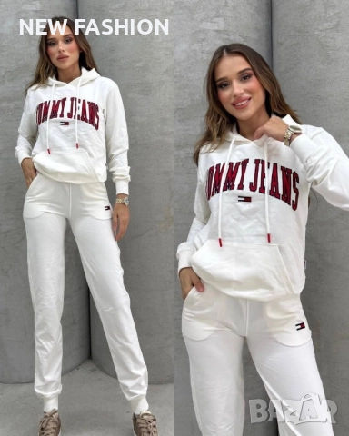 Дамски Памучни Комплекти - лого Бродирано ✨ Tommy Hilfiger , снимка 2 - Спортни екипи - 52323538