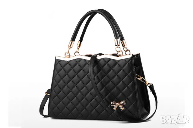 Дамска чанта Eliza Black, снимка 3 - Чанти - 47924946