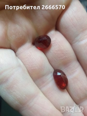 Два бр хесонит със сертификат , рубин , диамант , смарагд , сапфир, снимка 6 - Колекции - 35358747