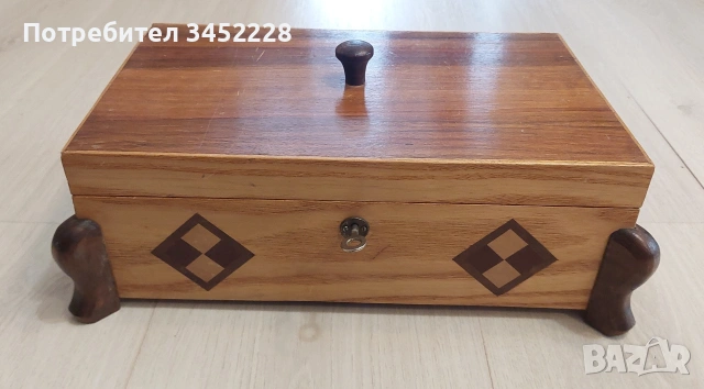 Кутия дървена с ключе за ценители , снимка 2 - Декорация за дома - 54000130