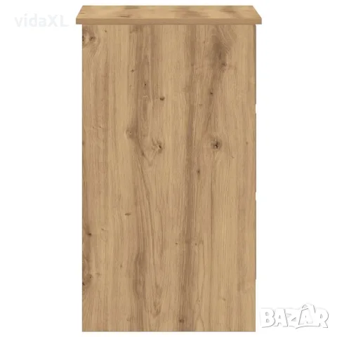 vidaXL Бюро, дъб артизан, 90x45x76 см, инженерно дърво, снимка 7 - Бюра - 56148265