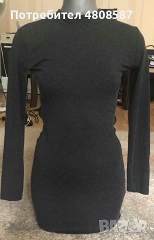 Нова рокля с гол гръб и дълъг ръкав, снимка 2 - Рокли - 54320853