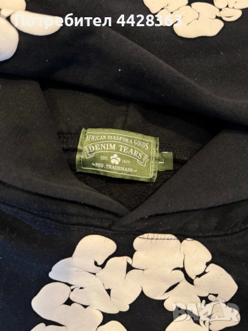 Суичър Denim Tears L, снимка 4 - Пуловери - 53944905