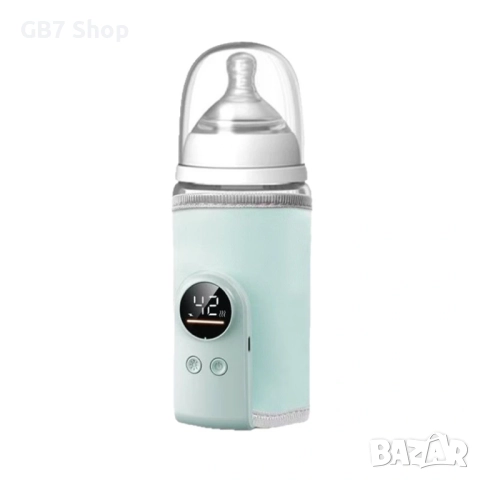 🍼 Електрически Нагревател за Бебешко Шише – Интелигентен и Преносим Подгряващ Калъф с Дисплей, снимка 7 - Прибори, съдове, шишета и биберони - 52740757