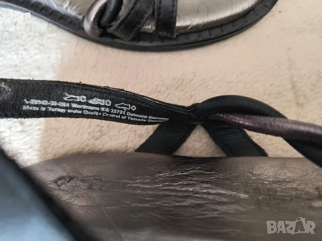 Tamaris Сандали 1-28148-26 Черен номер 42, снимка 7 - Сандали - 49300140