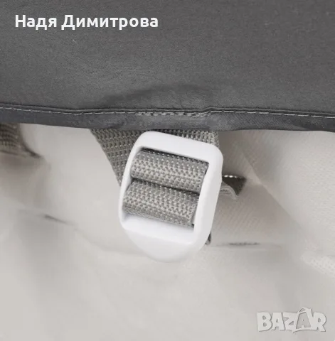 Електрическа люлка за бебе Zizito Hana - сива, снимка 3 - Детски люлки - 56004955