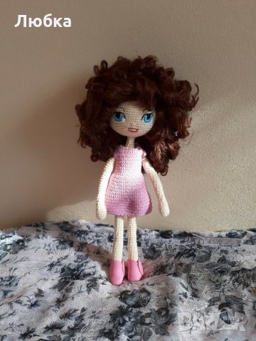 Плетена кукла Моника. , снимка 2 - Кукли - 31465847