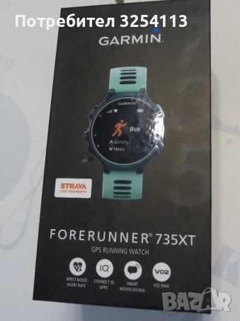 часовник смарт GARMIN Forerunner 735XT с Гаранция