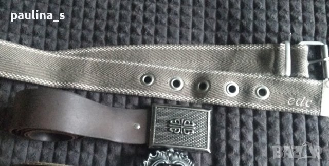 Маркови колани от естествена кожа / genuine leather belt, снимка 4 - Колани - 42847546