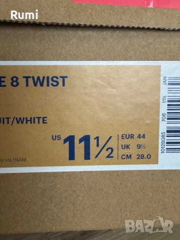 Оригинални нови маратонки ASICS GEL-EXCITE 8 TWIST! 43,44 н, снимка 13 - Маратонки - 50823076